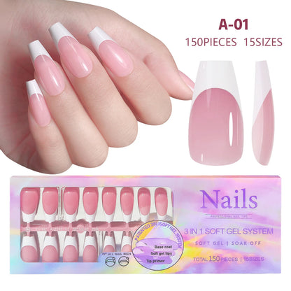 Nail Art Artificial 150 Pcs New Hot Selling Nail Art Products French Press on Nail Tips
