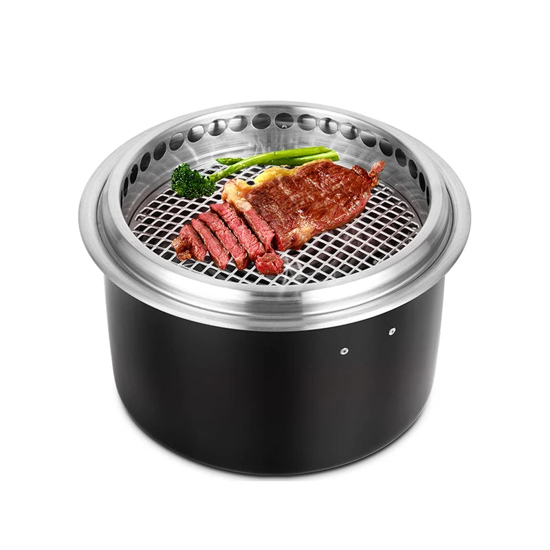 2400W Japanese Style Smokeless Electric BBQ Grill Commercial Stainless Steel Indoor Restaurant Barbecue Equipment