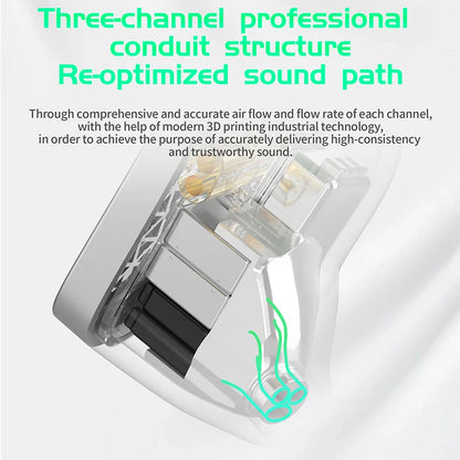 KZ AS16 Pro in Ear Wired Earphones 16BA Balanced Armature HIFI Bass Monitor Headphones Noise Cancelling Earbuds Sport Headset