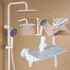 High Quality Full Brass Piano Key Shower Shower Set Bathroom With Airbrush Bathtub Shower Faucet