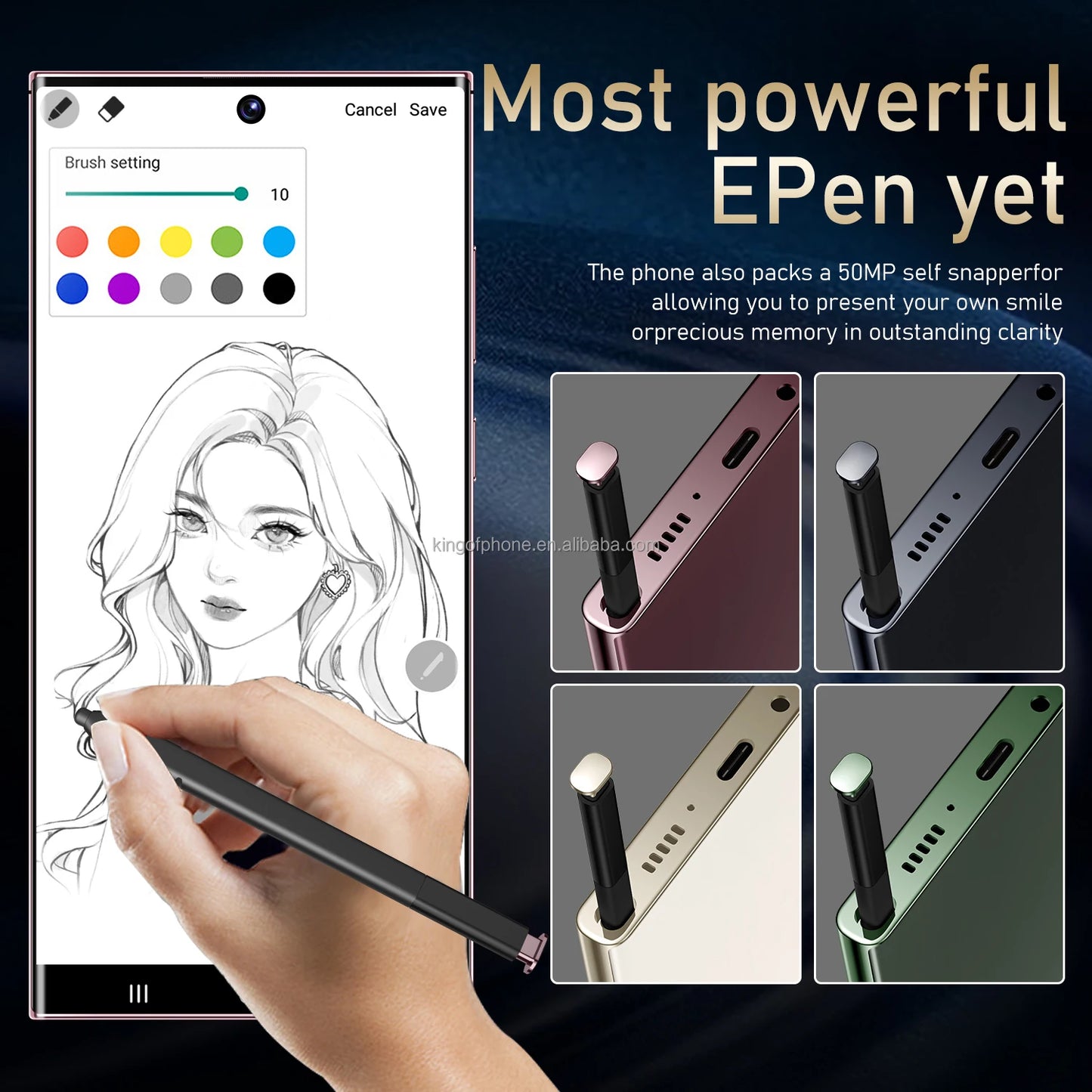 2024 Original Android S24 Ultra Smartphone 16+1TB Gaming Phone with 5G 3G & 4G CDMA & LTE Cellular