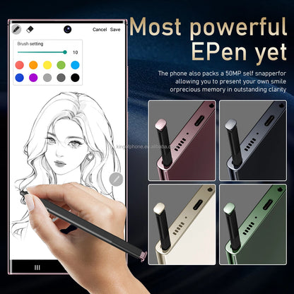2024 Original Android S24 Ultra Smartphone 16+1TB Gaming Phone with 5G 3G & 4G CDMA & LTE Cellular