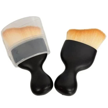 DAHUI Curved Design Dirt Dust Clean Brushes Car Cleaning Brush Dust Collectors Car Interior Brush Clean Tool with Cover