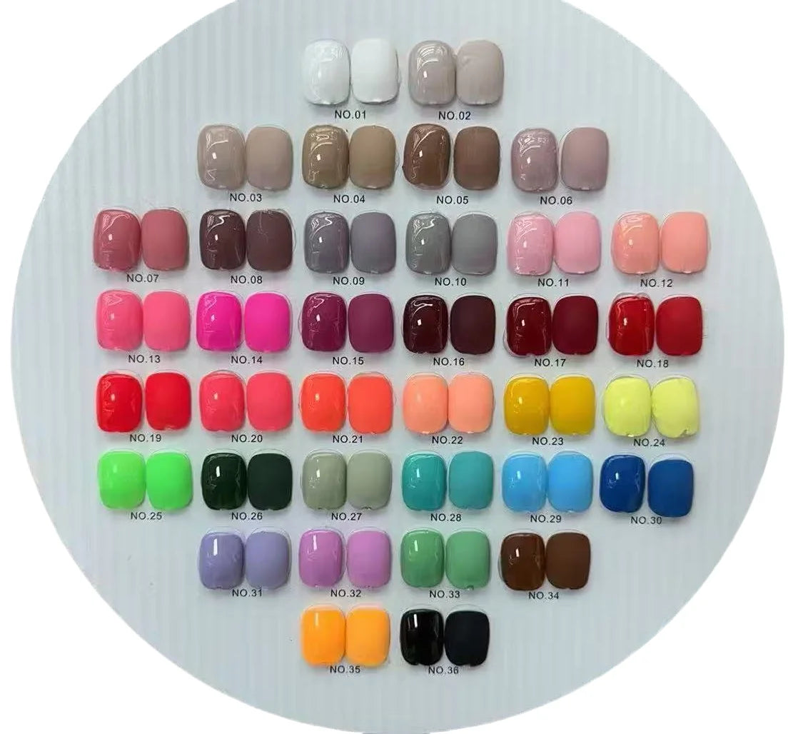 Nail Products Wholesale 36 Colors UV Gel Set Nail Painting Free Hema LED Soak Off Odorless UV Gel Nail Polish Kit