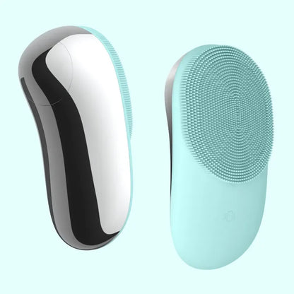 Multifunctional Silicone Sonic Face Cleaner Deep Pore Electric Face Beauty Clean Silicon Face Washing Cleaning Brush
