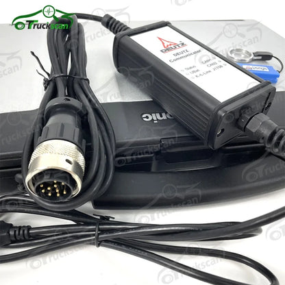 For deutz SerDia Truck Diagnose Kit for deutz Engine Communicator deutz Decom Diagnostic Scanner Tool +CF53 Laptop Toughbook