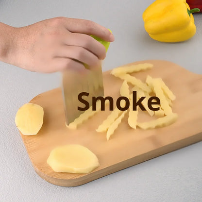Children's Stainless Steel Fruit Knife Set Plastic Wood Safe Chopping Board Early Education Toddler Toy Disposable Hand Safety