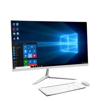 23.6 Inch LED Slim AIO Desktop I3 I5 I7 8GB 16GB RAM 256GB 512GB SSD Win10 Home Energy Efficient VESA Mount Office Computer