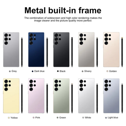 Factory Price S25 Ultra 16GB+1TB Android Big Screen phone  Dual SIM LTE Mobile Phone  Model S25 with Full HD Screen 108MP Camera