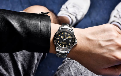 Pagani Design 2025 Automatic Watches for men mechanical wristwatch men Top Brand Luxury men watch 100m waterproof NH35 steel 007