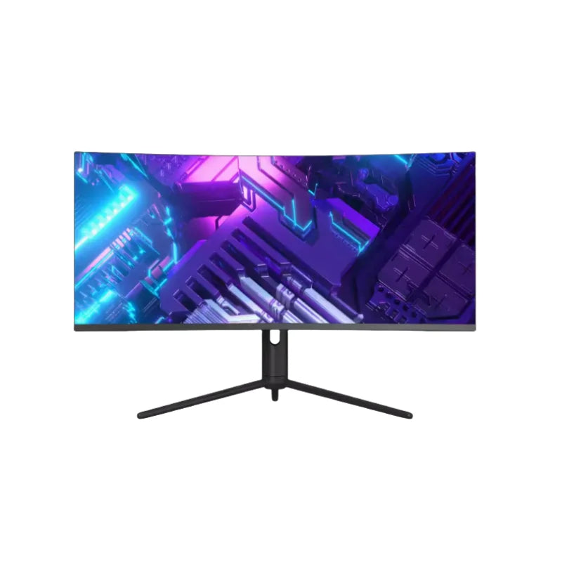 34inch Curve All in One Computers High Resolution Computer All in One Pc Desktop With Wifi All Black SSD IPS 32GB Gaming Monitor