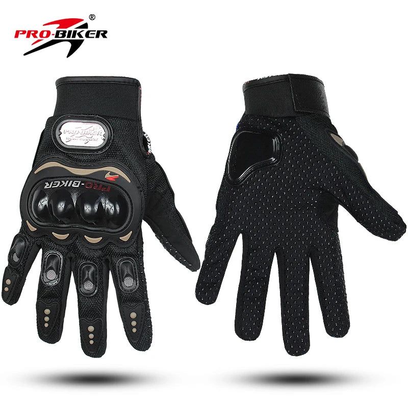Full-Finger Racing Gloves for Outdoor Exercise Gym Cycling Other Sports Touch Screen Compatible Non-Slip Breathable Motorcycle