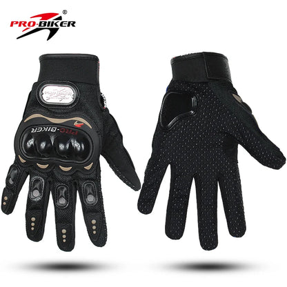 Full-Finger Racing Gloves for Outdoor Exercise Gym Cycling Other Sports Touch Screen Compatible Non-Slip Breathable Motorcycle