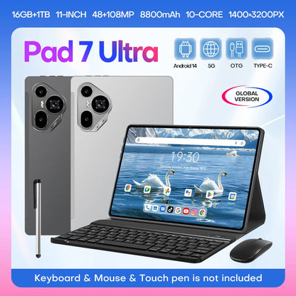 Twinscase Gaming Laptop Window Rugged Kids Android Tablet 11 Inch Tab Android Brand New for Children Barata With Keyboard