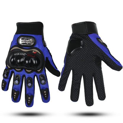 Full-Finger Racing Gloves for Outdoor Exercise Gym Cycling Other Sports Touch Screen Compatible Non-Slip Breathable Motorcycle