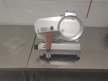 Butcher Deli Cold Cut Meat Cutting Machine Cuter Slicers Model El250 Meat Cutting Machine Price Manual Frozen Meat Slicer