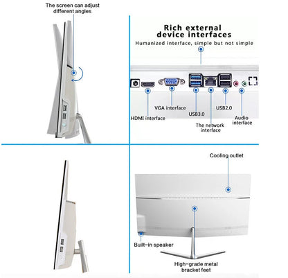 24" Pc Corie I5 7Th Gent Gaming Computer All-In-One 27" I7 All in One Computers