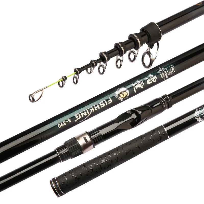 2025 Upgrade Fast Performance Carbon Sea Rod for Carp Fishing New Model with Soft-Tipped Rock & Rubber Handle for Bottom Fishing