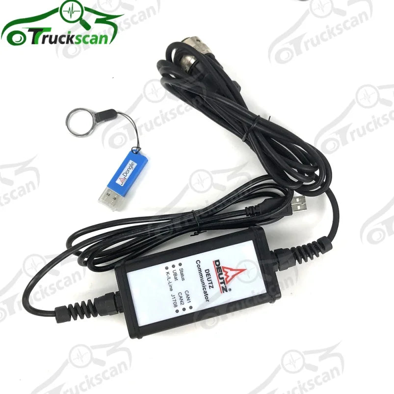 For deutz SerDia Truck Diagnose Kit for deutz Engine Communicator deutz Decom Diagnostic Scanner Tool +CF53 Laptop Toughbook