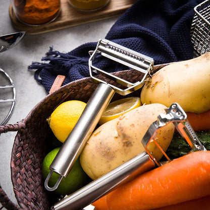 Stainless Steel Peeler Zester Potato Carrot Cucumber Vegetable Julienne Slicer Cutter Fruit Paring Knife Kitchen Gadgets Tools