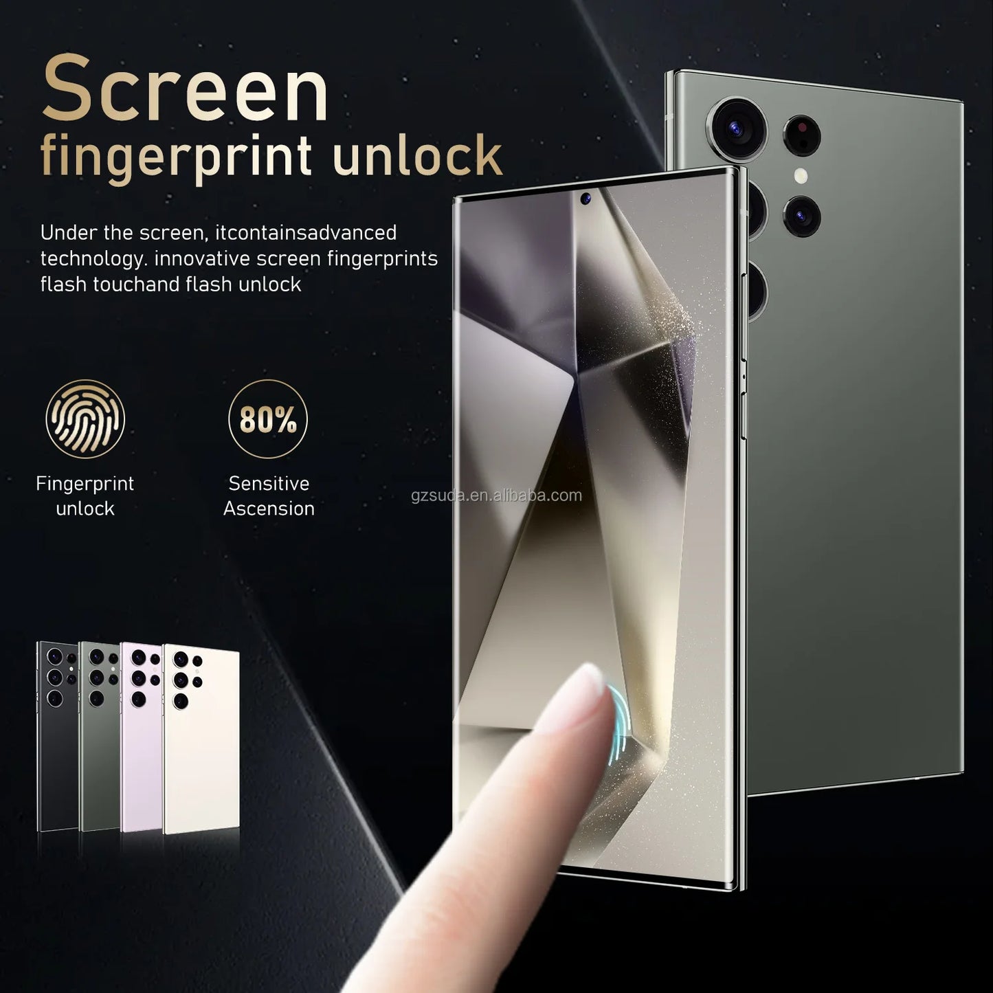Fast Delivery Note 30 Ultra Smartphone 7.3 Inch AMOLED Screen Telephone Smartphone 5G Cellphone Large Screen HD Camera