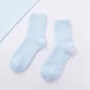 Heart Flanged Flat Women's Socks Rolled Edge Crew Cute Lovely Women's Sleeping Socks Fluffy Bed Sock for Women