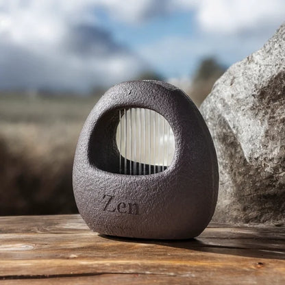 Local Warehouse in Stock Zen Relaxation Resin Rain Curtain Waterfall Fountain Indoor Tabletop Fountain With Led Light