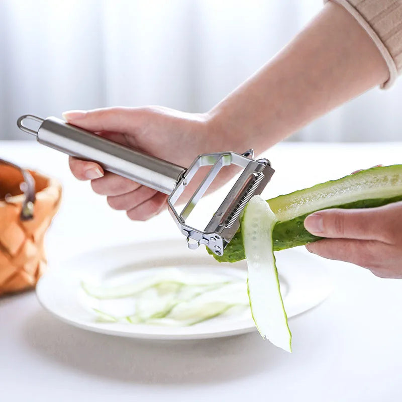 Stainless Steel Peeler Zester Potato Carrot Cucumber Vegetable Julienne Slicer Cutter Fruit Paring Knife Kitchen Gadgets Tools
