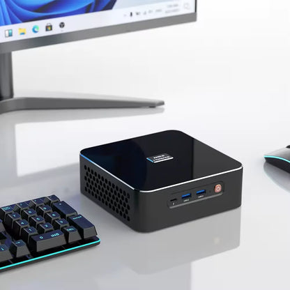 Morefine New AMD Mini PC Gamer M600 Ryzen 9 7940HS Mini Desktop 2xDDR5 2xPCIe4.0 2x2.5G LAN Gaming Computer HTPC WiFi6 BT5.2