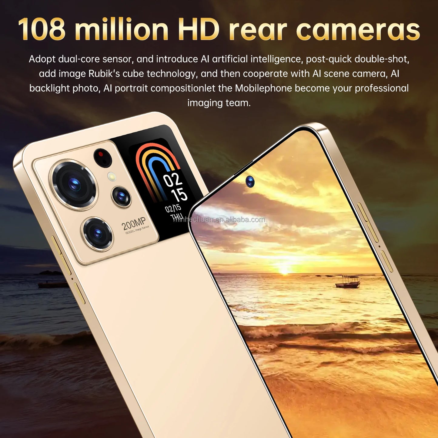 2024 New Tecno Camon 20 Pro 5G S24 Smartphone 6.7 Inch HD Android 13.0 Screen 108MP Rear 16GB+1TB Memory 3/4G Connectivity