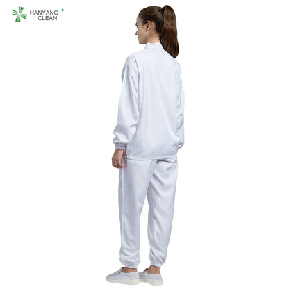 Cleanroom Lint Free Food Processing Uniform Clothes for Frozen Meats Oils Fats Edible Seafood Juices Fruit Vegetable Bread Cakes