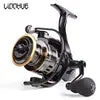 Topline Fishing Reel HE500 800-7000 High Quality Spinning Reel Gear Ratio 5.2:1 Metal Spool Saltwater Reel Fishing 8KG Max Drag