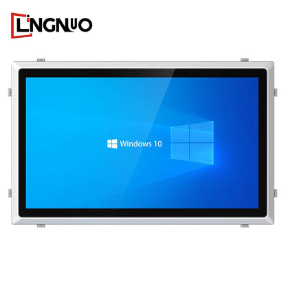 21.5 Inch Industrial All-in-One Touch Screen PC Intel Celeron 4205U Barebone System SSD Hard Drive DDR4 RAM EU Plug Industrial