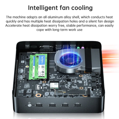 Mini Desktop I7 4700HQ 4200M Four-Core Eight-Thread Portable Gaming System WiFi HD VGA Core Business Barebone Fanless Industrial