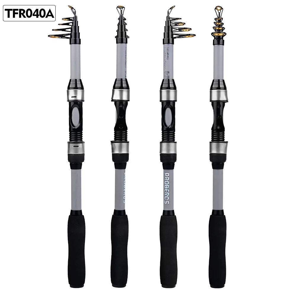 New 1.8m Glass Fiber Telescopic Pole Fishing Rod Reel Combo Kit Bass Fishing Tackle Set for Carp Bottom Fishing