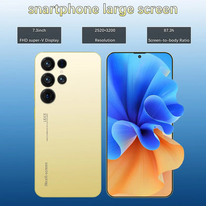 Original Unlocked S26 Ultra Smartphone 7.3 Inch Full HD Screen 16GB+1TB Memory Android 15 108MP Rear Camera Face ID LTE CDMA