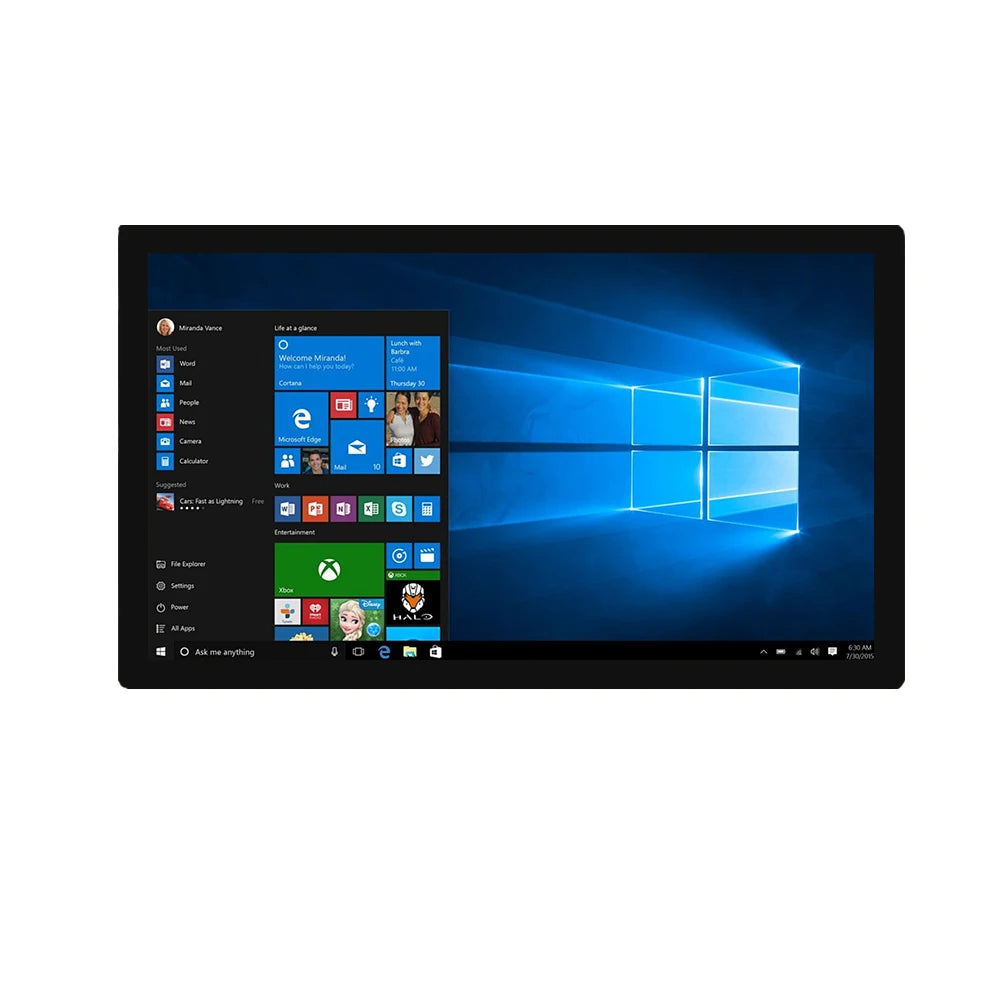 Computador All-in-One AIO Monobloco com Windows 10, Ecrã Táctil de 21,5 Polegadas, Processador Intel Core i3, i5, i7 e i9, Office e Windows 10.