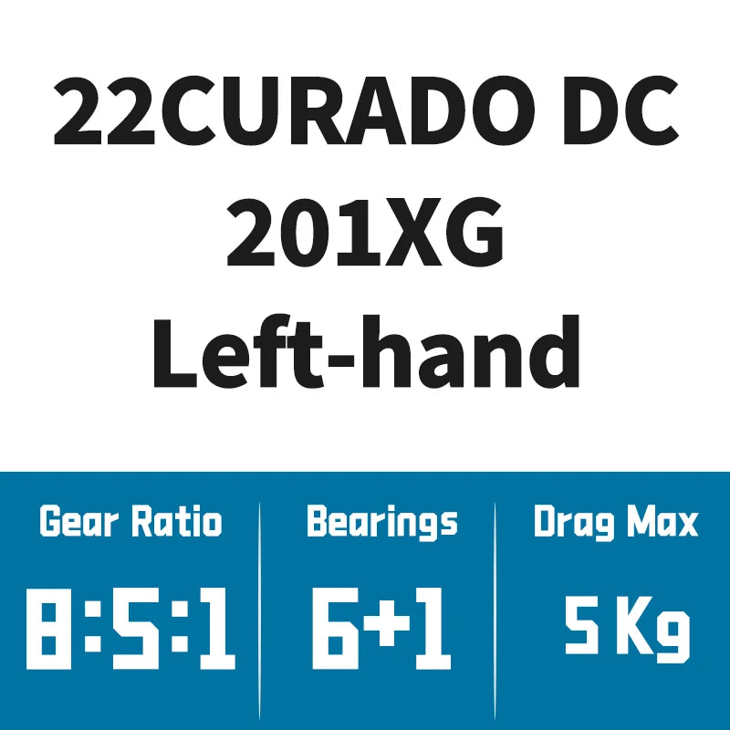 Shimano 22 18 Curado DC Baitcasting Fishing Reels 6+1BB Gear Ratio 7.4:1/8.5:1 S3D Spool I-DC4 Saltwater Wheel River Fishing