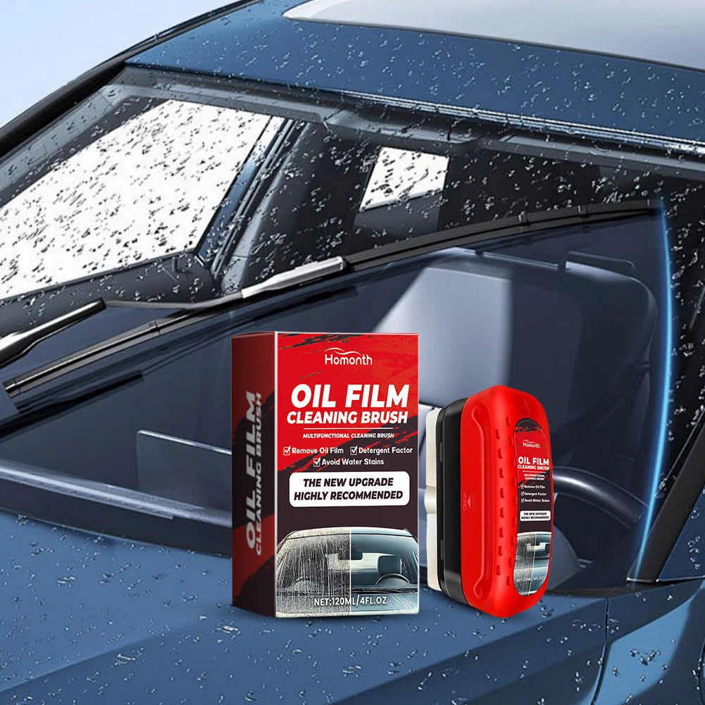 Glass Cleaning Board Universal Glass Cleaning Wipe Board Cleaning Glass Brush for Car Windshield Oil Film Cleaner Glass Coating