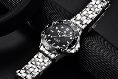PAGANI DESIGN Men's Watches with Gift Box 2025 New Luxury Automatic Watch Mechanical Wristwatches Sapphire Ceramic Bezel Clocks