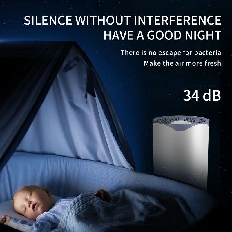 Air Purifier Remove Dust Remove Second-hand Smoke Formaldehyde Home Desktop Small Portable Air Disinfection Machine