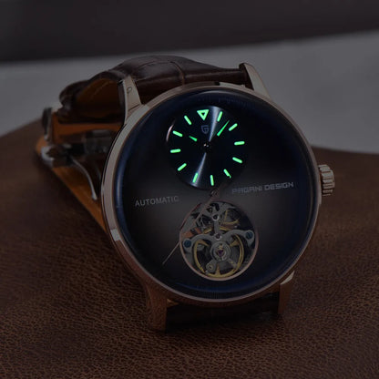 PAGANI DESIGN 2025 New Mechanical Tourbillon Men's watches 42mm Dial 100M Waterproof Watch Luminous Luxury Automatic Man watch