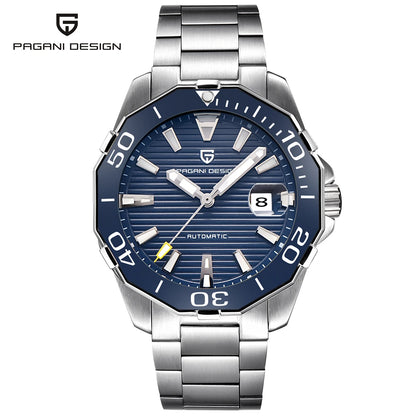 2025 New Brand PAGANI DESIGN 1617 Men's Military Sport Mechanical Watches Waterproof Stainless Steel Top Brand Luxury Men Watch