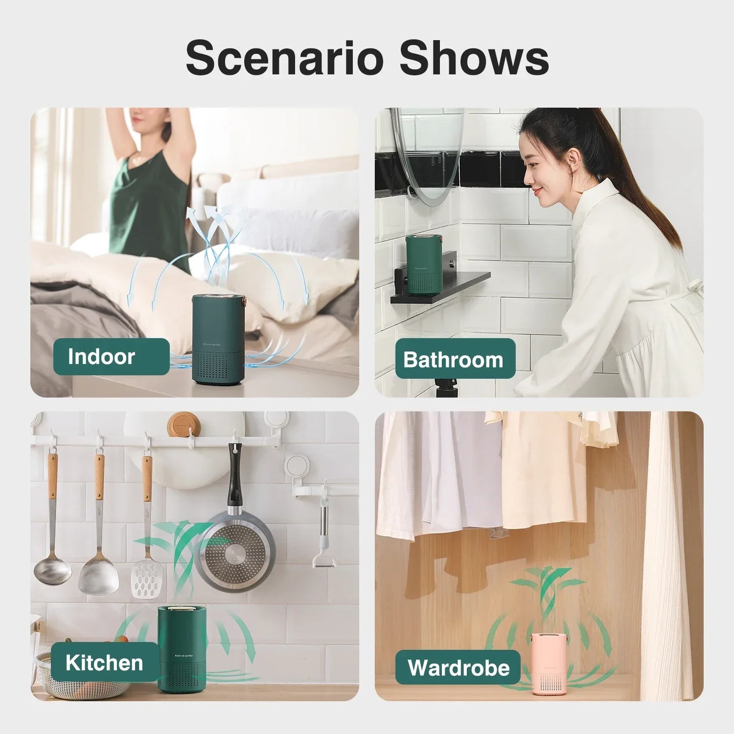 Purificador de ar A8 para casa