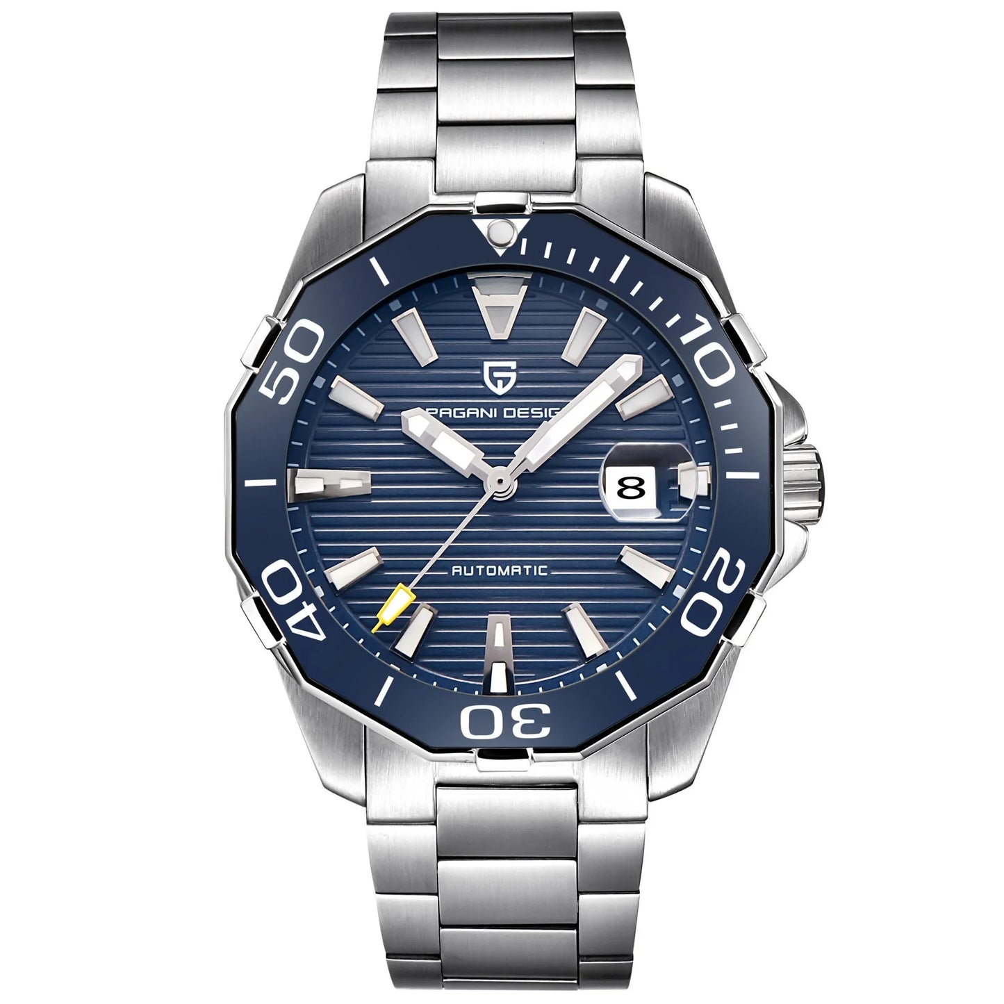 2025 New Brand PAGANI DESIGN 1617 Men's Military Sport Mechanical Watches Waterproof Stainless Steel Top Brand Luxury Men Watch
