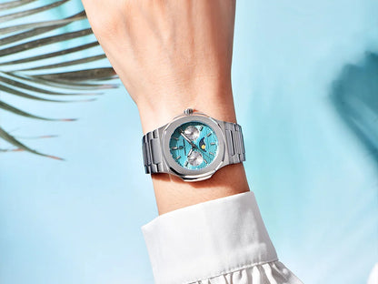 Pagani design 2025new women's watch luxury quartz watch top Sapphire luminous chronograph watch clock complete calendar gift box