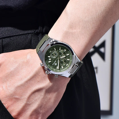 2025 New BENYAR Men's Watches Top Brand Luxury Watch For Men Chronograph Quartz Wristwatch Clock Waterproof Leather Reloj Hombre