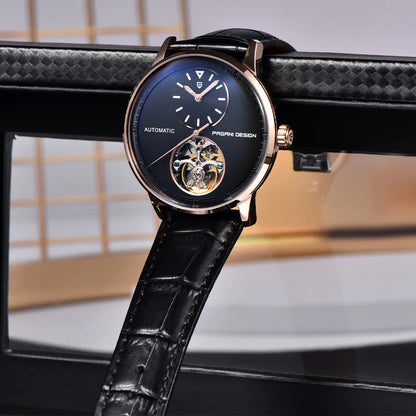 PAGANI DESIGN 2025 New Mechanical Tourbillon Men's watches 42mm Dial 100M Waterproof Watch Luminous Luxury Automatic Man watch