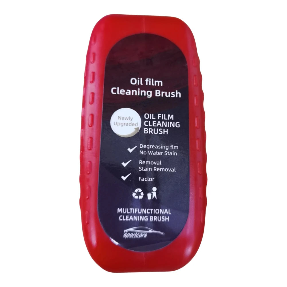 Car Glass Sponge Cleaning Brush Car Window Glass Cleaner Removes Dirt Windshield Oil Film Cleaner Glass Oil Film Cleaning Brush