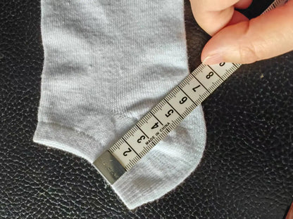 Pack de 5/10 pares de meias de cano curto unissexo, confortáveis, respiráveis ​​e leves - ideais para desporto e uso diário.